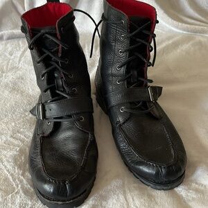 Polo Ralph Lauren Men’s Ranger Lace-Up leather boots sz 12 D